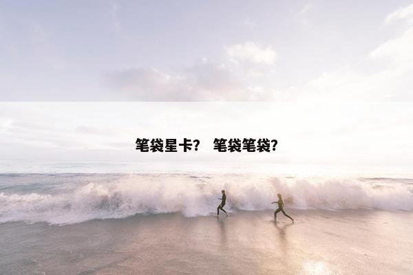 笔袋星卡？ 笔袋笔袋？