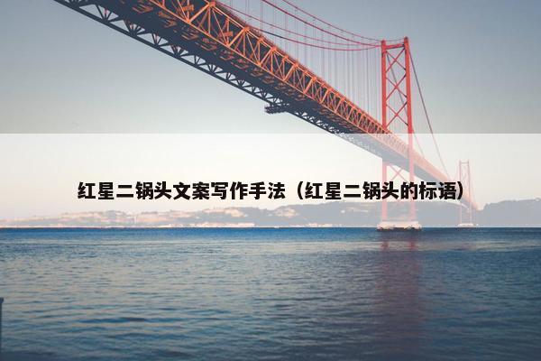 红星二锅头文案写作手法（红星二锅头的标语）