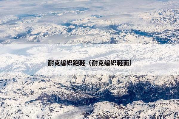耐克编织跑鞋（耐克编织鞋面）