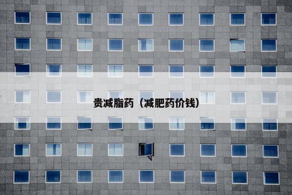 贵减脂药（减肥药价钱）