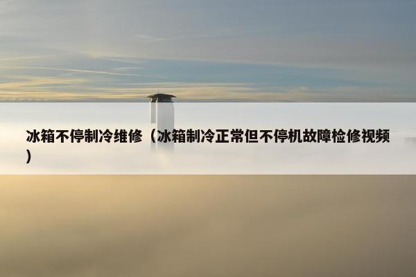 冰箱不停制冷维修（冰箱制冷正常但不停机故障检修视频）