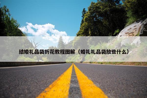 结婚礼品袋折花教程图解（婚礼礼品袋放些什么）