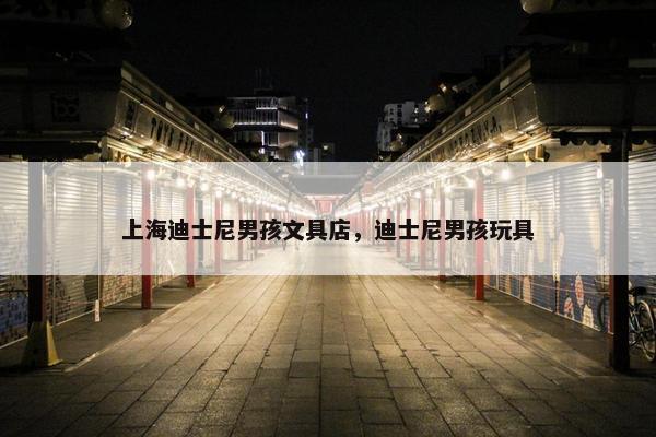上海迪士尼男孩文具店，迪士尼男孩玩具