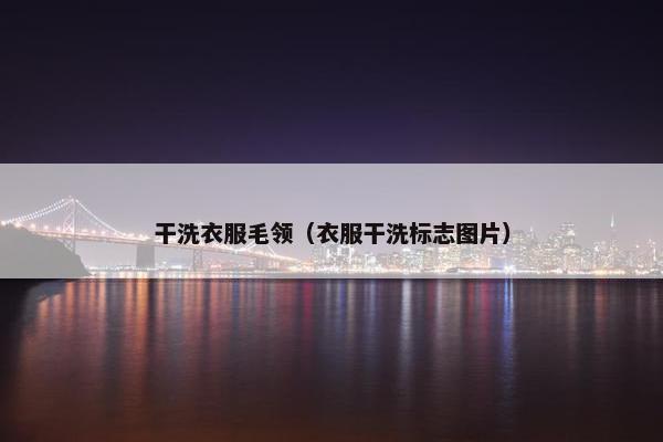 干洗衣服毛领（衣服干洗标志图片）