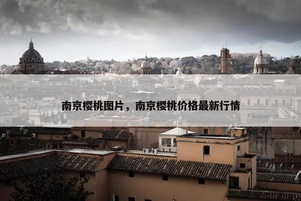 南京樱桃图片，南京樱桃价格最新行情
