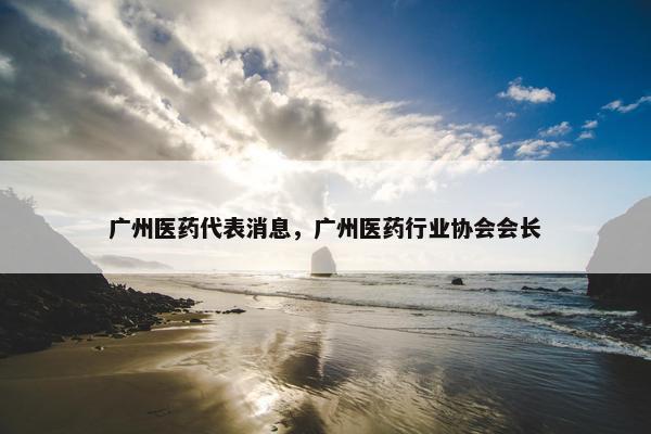 广州医药代表消息，广州医药行业协会会长