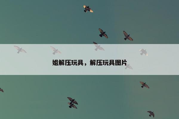 姐解压玩具，解压玩具图片