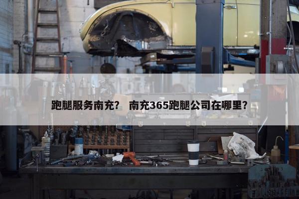 跑腿服务南充？ 南充365跑腿公司在哪里？