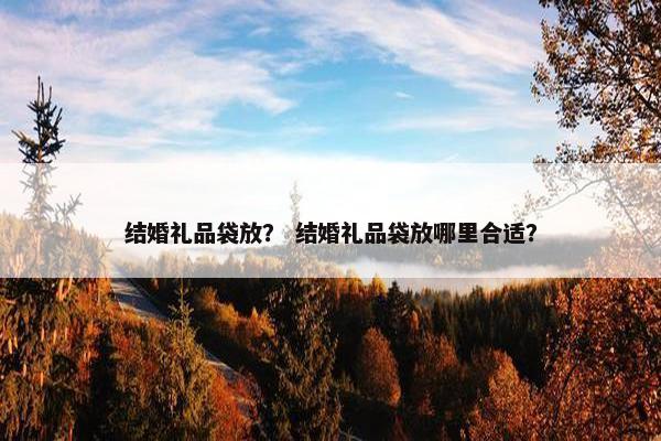 结婚礼品袋放？ 结婚礼品袋放哪里合适？