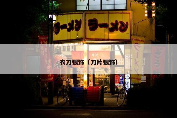 衣刀银饰（刀片银饰）