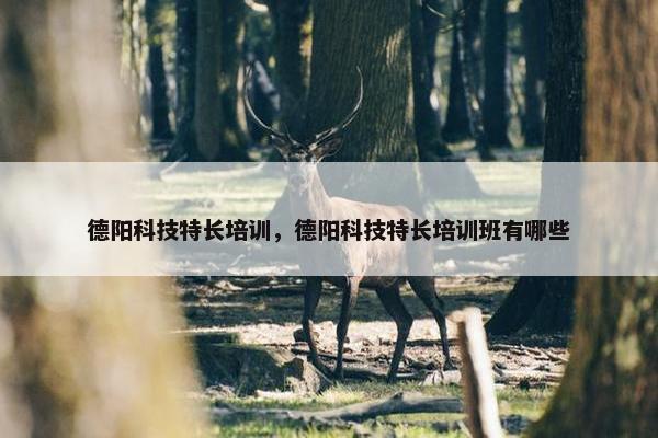 德阳科技特长培训，德阳科技特长培训班有哪些