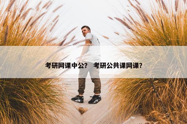 考研网课中公？ 考研公共课网课？
