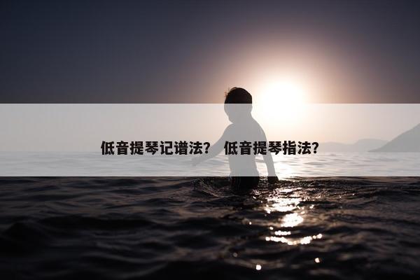 低音提琴记谱法？ 低音提琴指法？