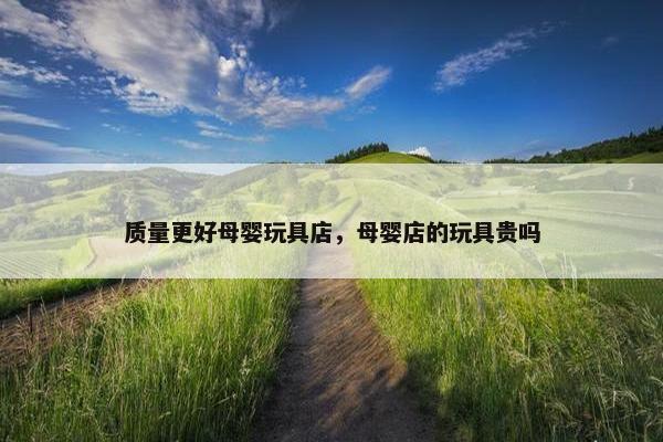 质量更好母婴玩具店，母婴店的玩具贵吗