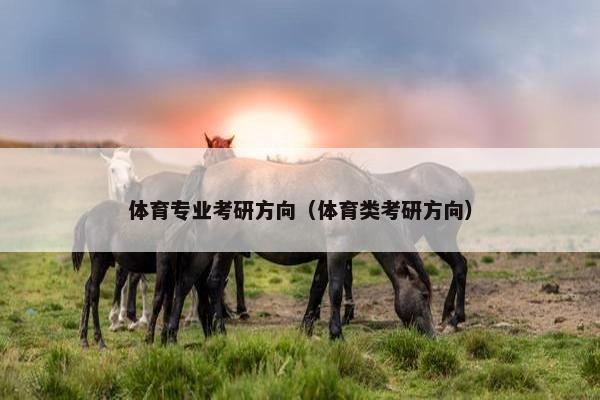 体育专业考研方向（体育类考研方向）