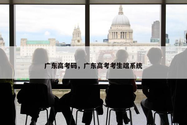 广东高考码，广东高考考生端系统