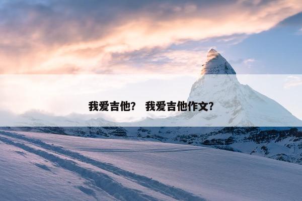 我爱吉他？ 我爱吉他作文？