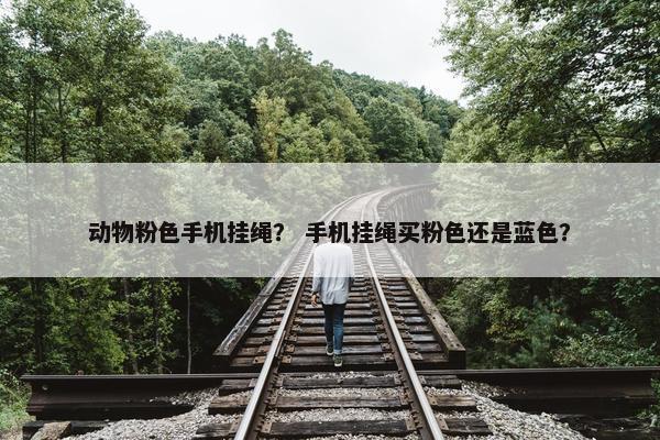 动物粉色手机挂绳？ 手机挂绳买粉色还是蓝色？