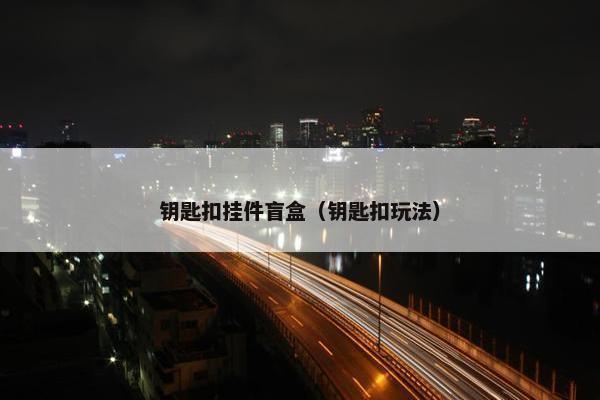 钥匙扣挂件盲盒（钥匙扣玩法）