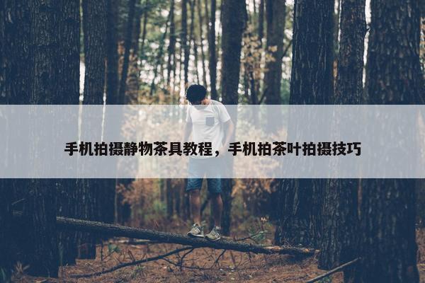 手机拍摄静物茶具教程，手机拍茶叶拍摄技巧