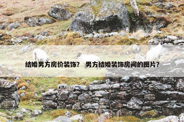 结婚男方房价装饰？ 男方结婚装饰房间的图片？