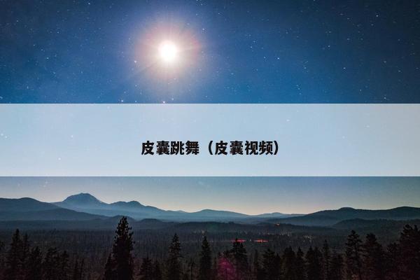 皮囊跳舞（皮囊视频）