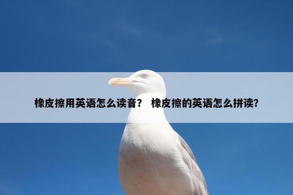 橡皮擦用英语怎么读音？ 橡皮擦的英语怎么拼读？