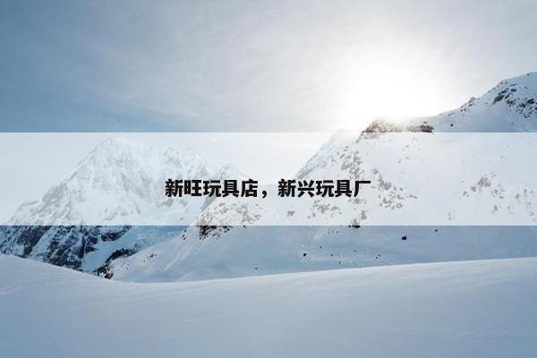 新旺玩具店，新兴玩具厂