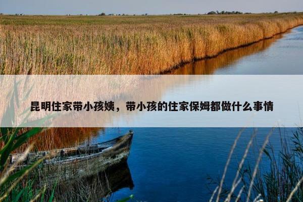昆明住家带小孩姨，带小孩的住家保姆都做什么事情