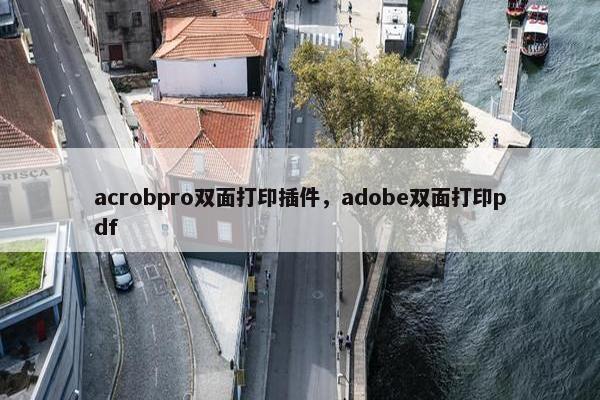 acrobpro双面打印插件，adobe双面打印pdf