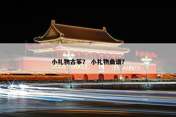 小礼物古筝？ 小礼物曲谱？