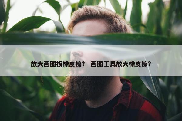 放大画图板橡皮擦？ 画图工具放大橡皮擦？