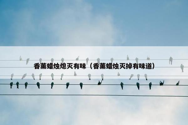 香薰蜡烛熄灭有味（香薰蜡烛灭掉有味道）