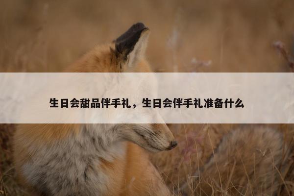 生日会甜品伴手礼，生日会伴手礼准备什么