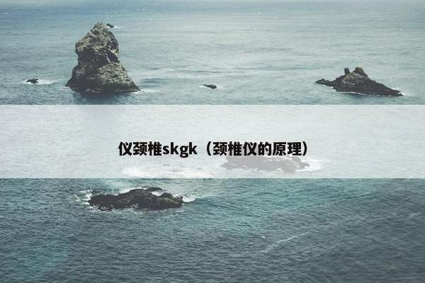 仪颈椎skgk（颈椎仪的原理）