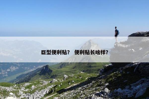 巨型便利贴？ 便利贴长啥样？