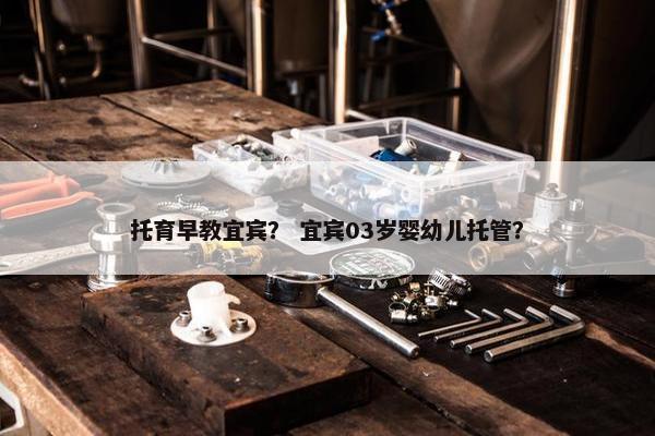 托育早教宜宾？ 宜宾03岁婴幼儿托管？