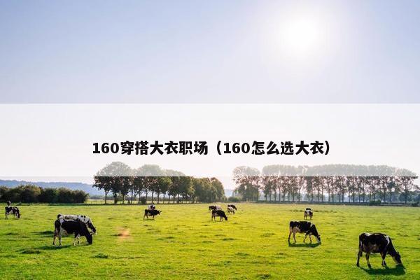 160穿搭大衣职场（160怎么选大衣）