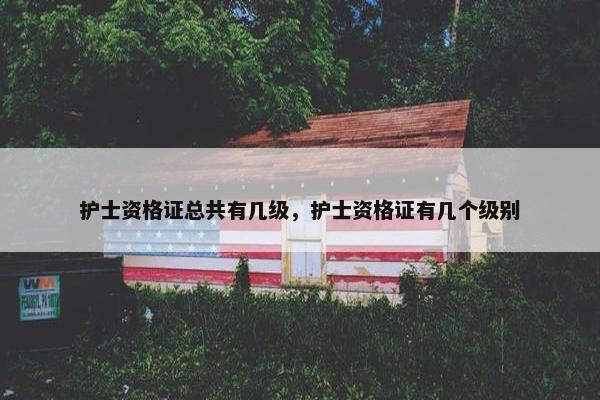 护士资格证总共有几级，护士资格证有几个级别