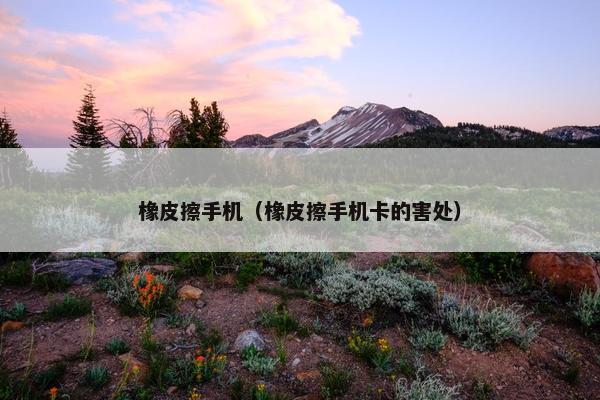 橡皮擦手机（橡皮擦手机卡的害处）