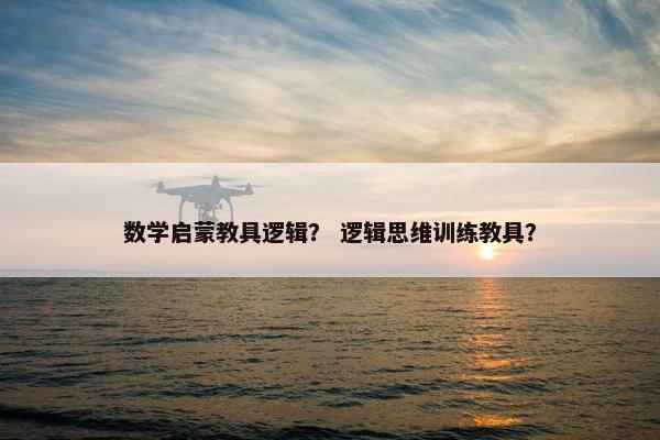 数学启蒙教具逻辑？ 逻辑思维训练教具？