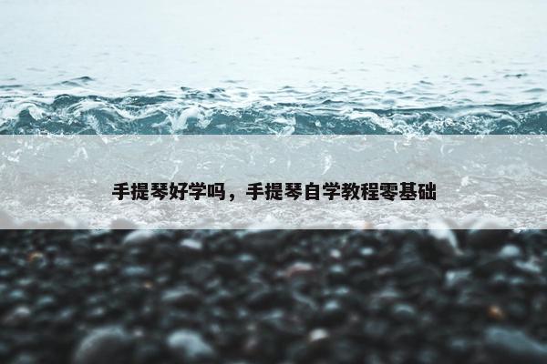 手提琴好学吗，手提琴自学教程零基础