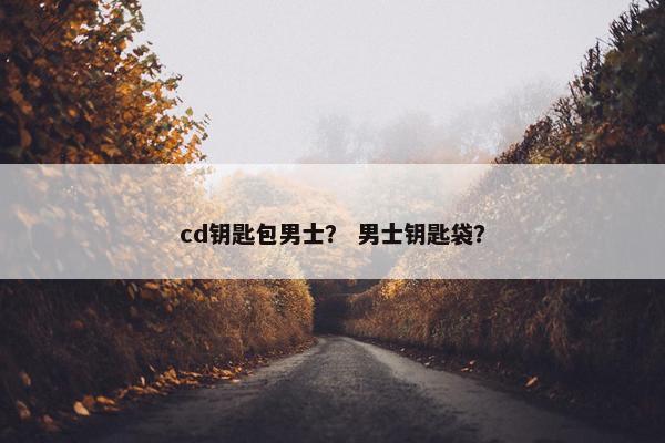 cd钥匙包男士？ 男士钥匙袋？