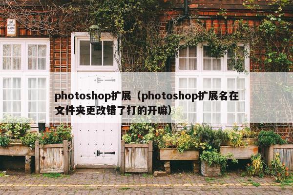 photoshop扩展（photoshop扩展名在文件夹更改错了打的开嘛）
