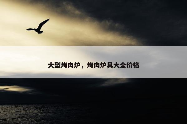 大型烤肉炉，烤肉炉具大全价格
