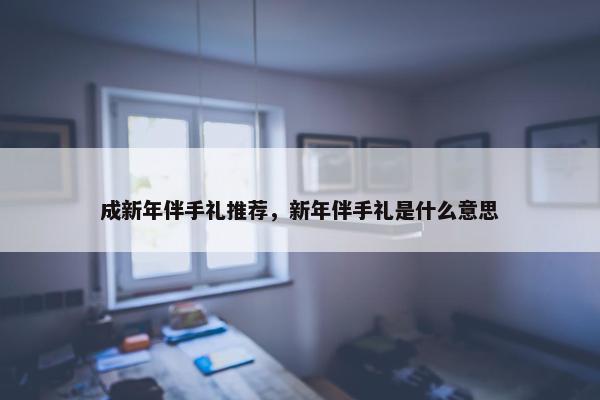 成新年伴手礼推荐，新年伴手礼是什么意思