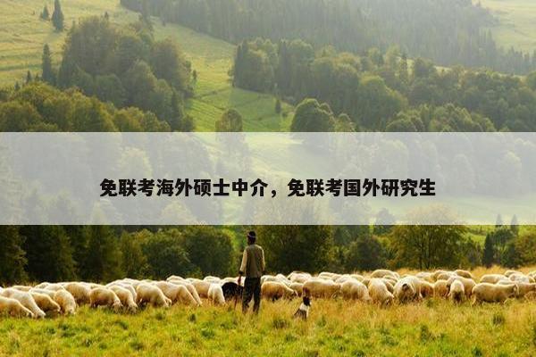 免联考海外硕士中介，免联考国外研究生