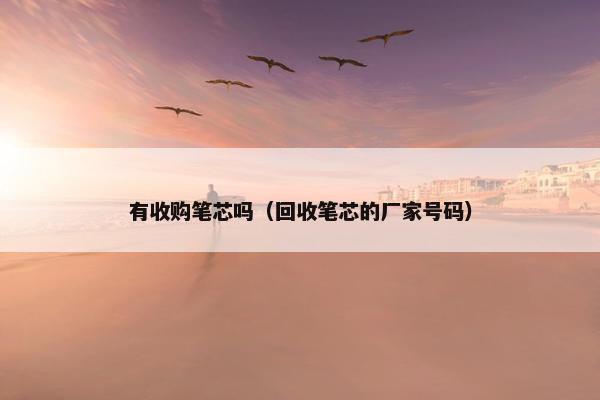 有收购笔芯吗（回收笔芯的厂家号码）