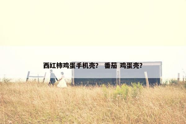 西红柿鸡蛋手机壳？ 番茄 鸡蛋壳？