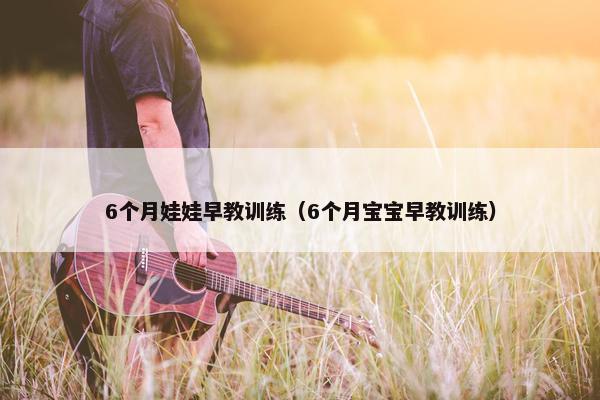 6个月娃娃早教训练（6个月宝宝早教训练）